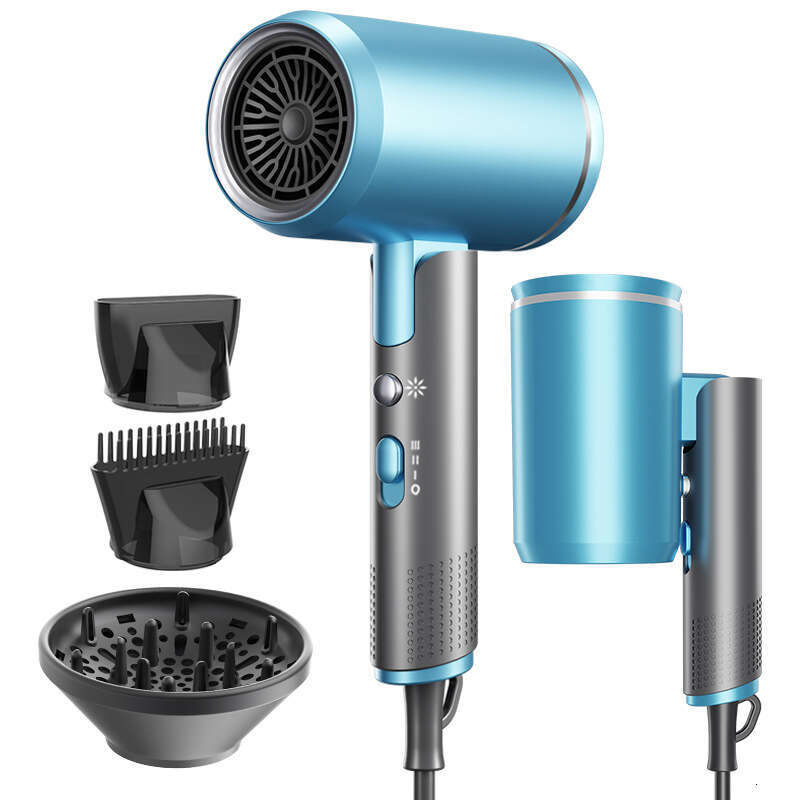 New Hair Dryer For Home Use, Negative Ion Protection, Salon Style, Strong Wind, Hot And Cold Air, Quiet, Foldable