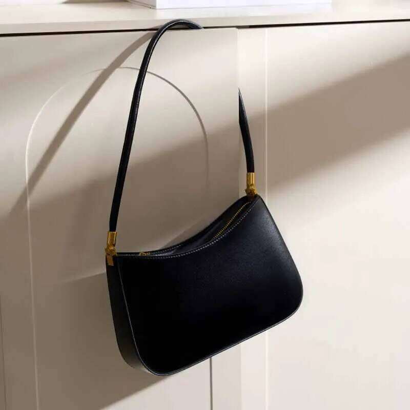 New Fashion Retro Solid Color Leather Shoulder And Armpit Casual Women S Handbags Designer Bags For Women