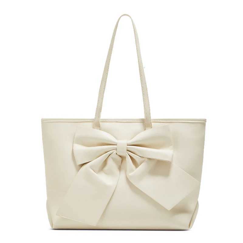 Ladies bag Tote bag PU material Large capacity With bow Shoulder bag Daily commuting Casual bag Multifunctional Z250911