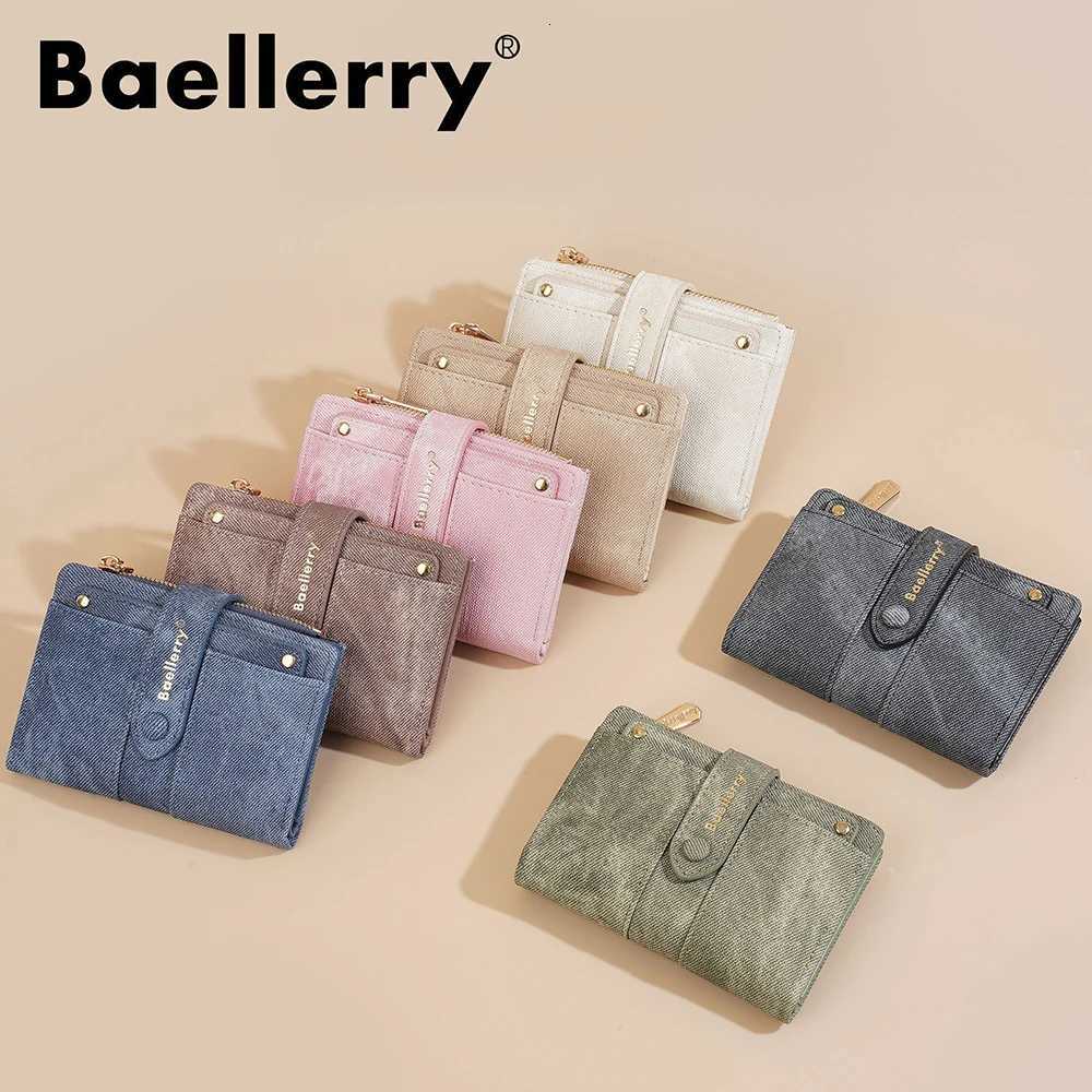 Baellerry New Fashion Women Short Wallets Zipper Coin Bags Top Quality Female Purse Coin Pocket Womens Detachable Card Clip W250911