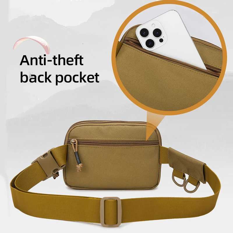 Tactical Molle Chest Bag Belt Waist Bags Outdoor Camping Sport Phone Pouch Climbing Cycling Pocket Hunting Multiple Fanny Pack Z250911