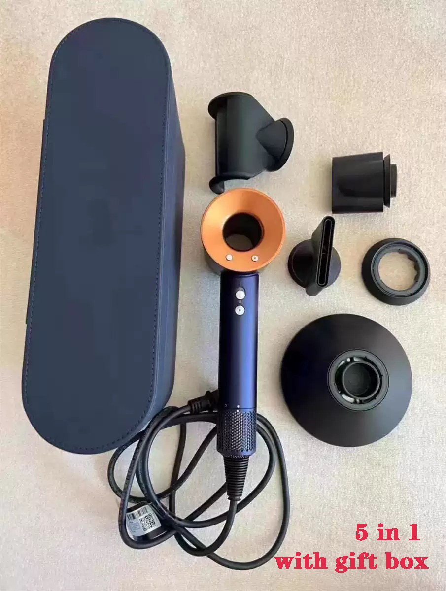 Designer Dryers 08 with gift box 5 in1 Hair Salon 15 Hairdryer Hair dryer sets Designer 07 16 Hair Care Electric Hair Drier Quick dry HD18 Safety Blow Power Styling Tools