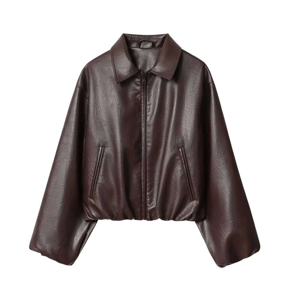 - Fall Arrival Women's Fashion Faux Leather Pilot Jacket New Arrivals