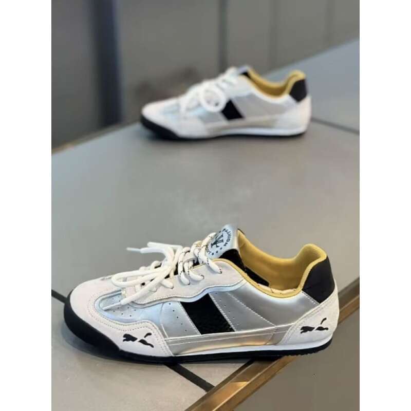 2025 Summer New Fashion Versatile Comfortable Leather Mesh Patchwork Forrest Gump Shoes Men's Soft Sole Lightweight Trendy Sneakers