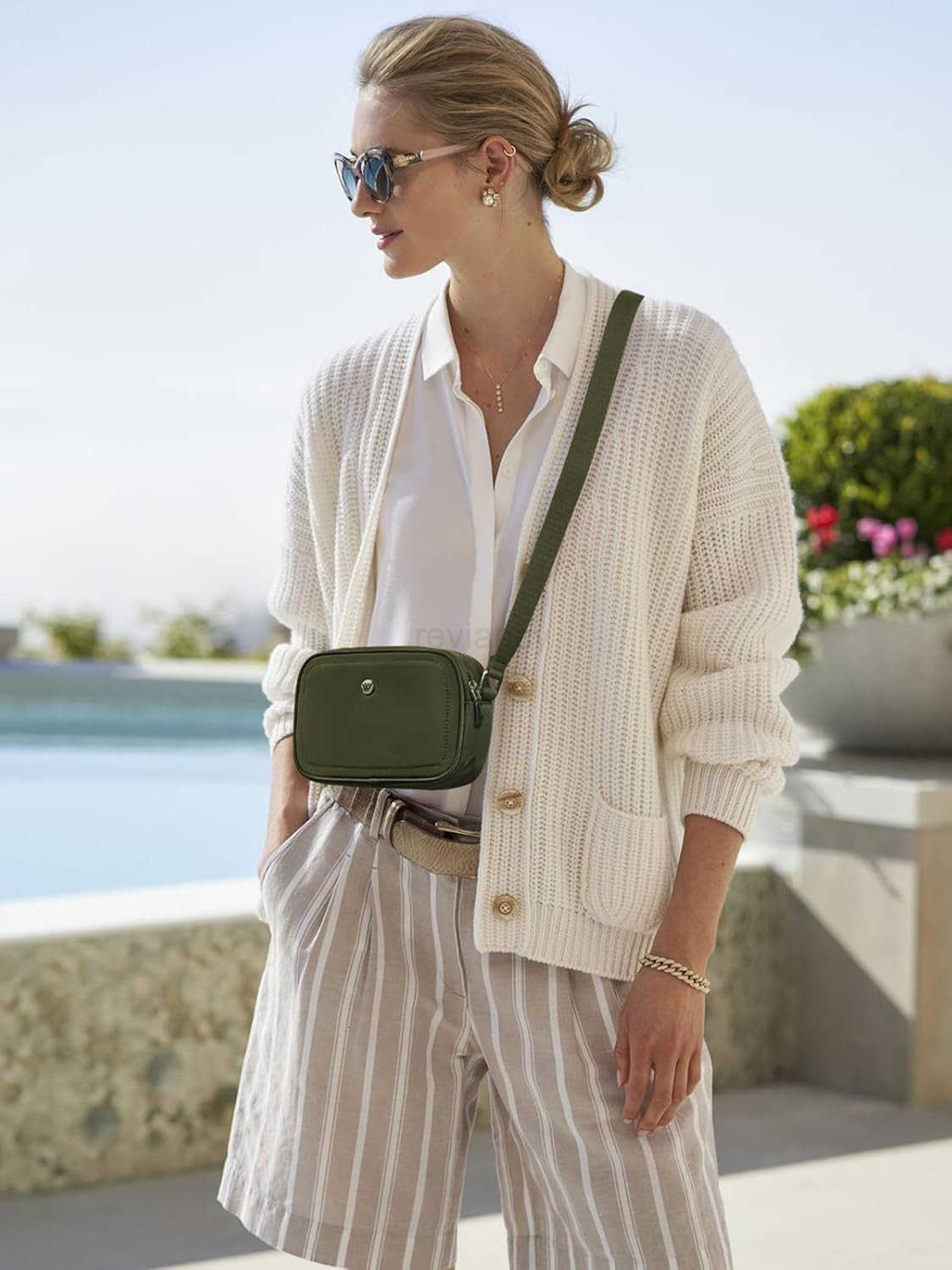 Small Crossbody Bags for Women Nylon with Adjustable Strap Zipper Crossbody Purse 1L Shoulder Bag for TravelW250911