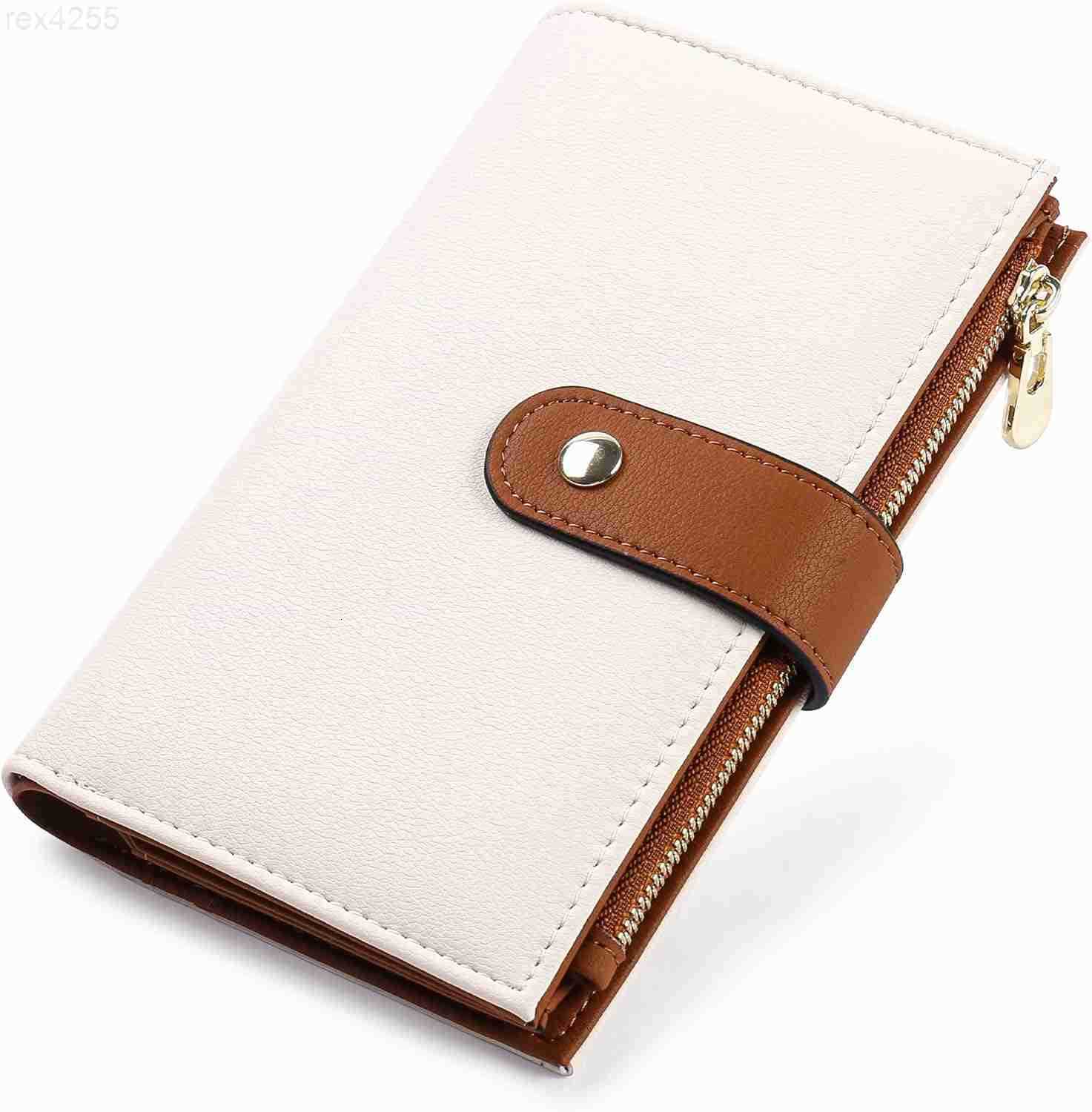 Wallet Women RFID Blocking Leather Trifold Clutch Wallet Credit Card Holder Ladies Travel Wallet Purse with Pen HolderW250911
