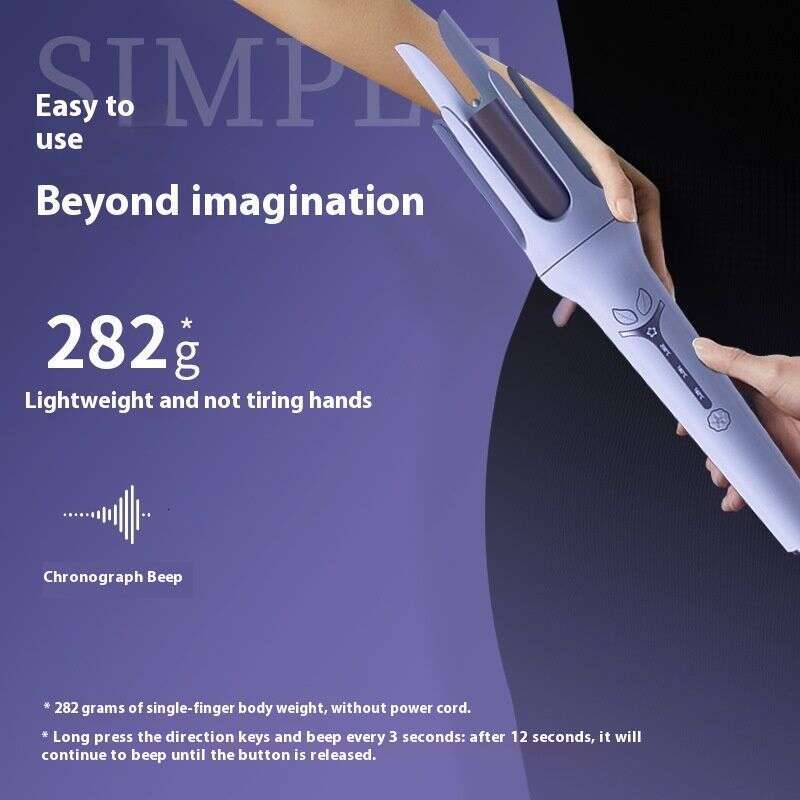 Fully Automatic Stick, Wave Large Electric Curler, No Harm To Hair, Negative Ion Perm And Curling Tool