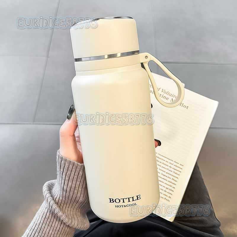 Large Capacity Stainless Steel Insulated Cup High Aesthetic 2025 New Model Water Cup for Men and Women Students Tea Water Separation Tea Brewing Cup H