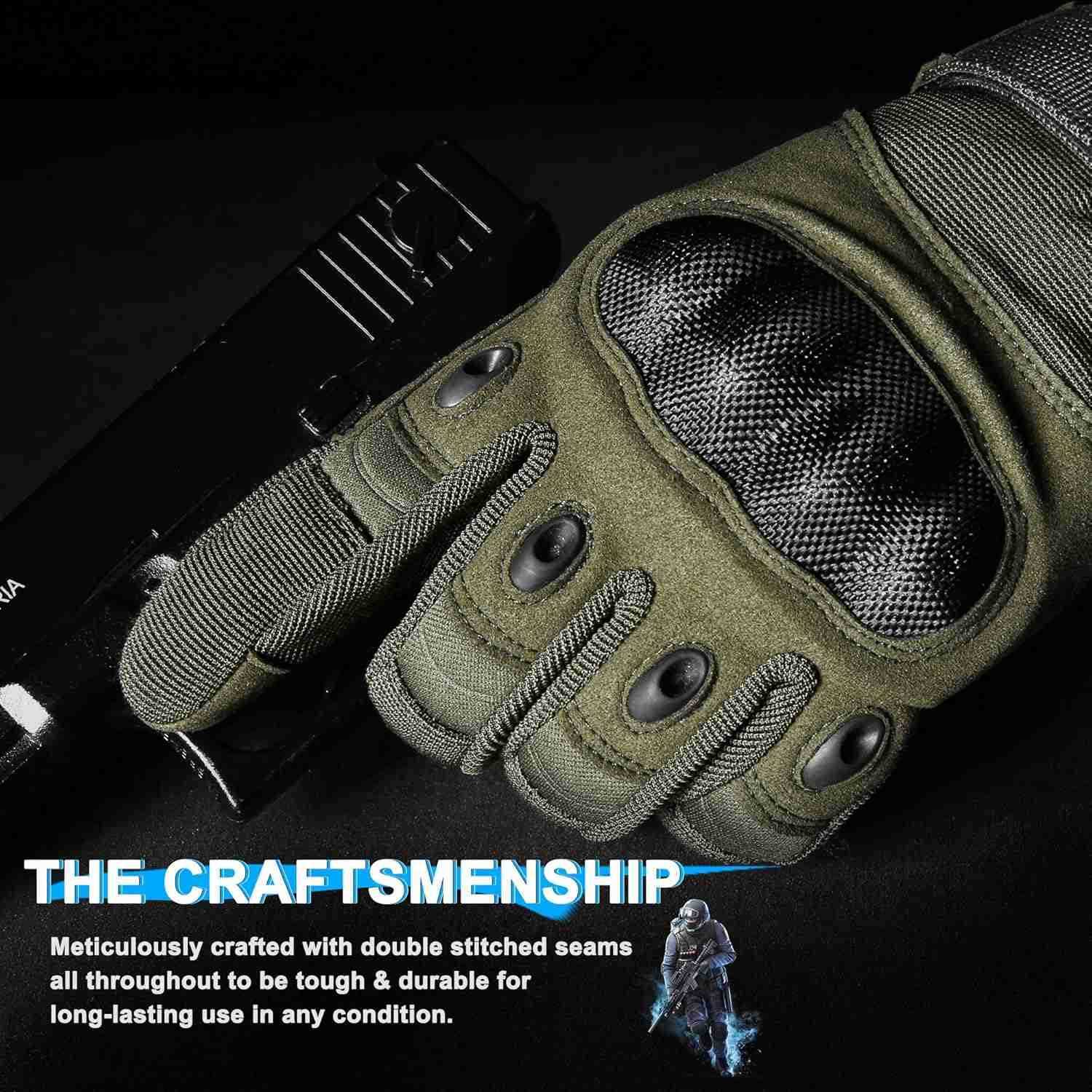 Tactical Gloves for Men Touchscreen Airsoft Paintball Motorcycle GlovesW250911