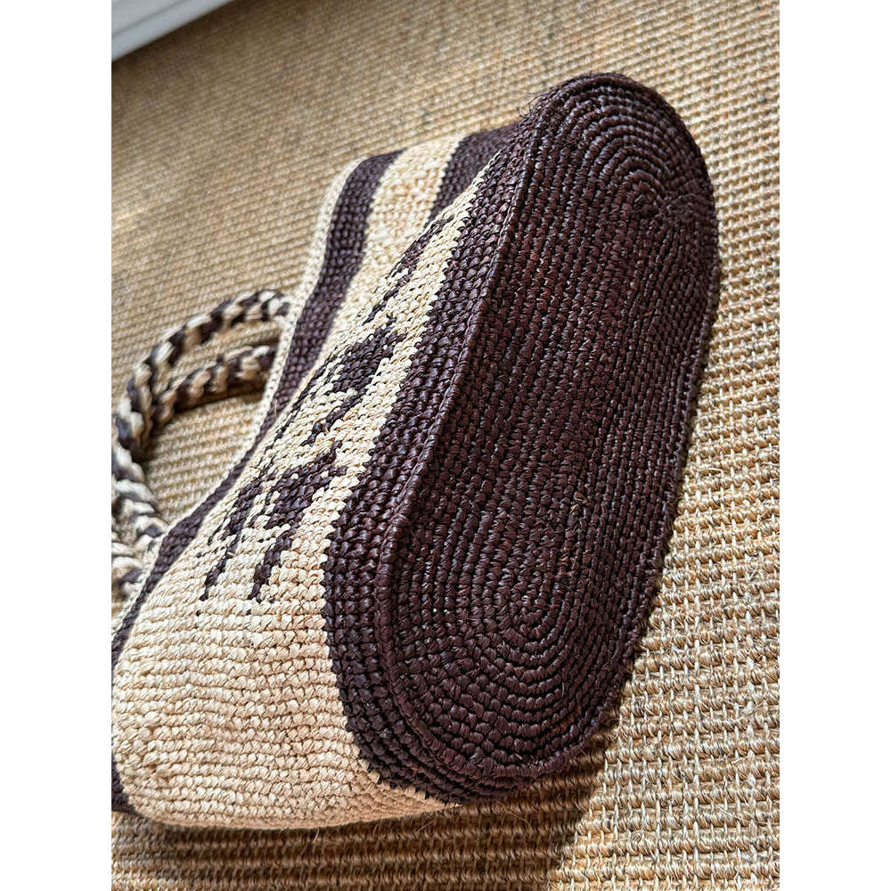 Designer Bag Tote Bag Shoulder Bag New Woven Beach French Style Single Shoulder Handheld Basket Handwoven Raffia Small Tote Bag