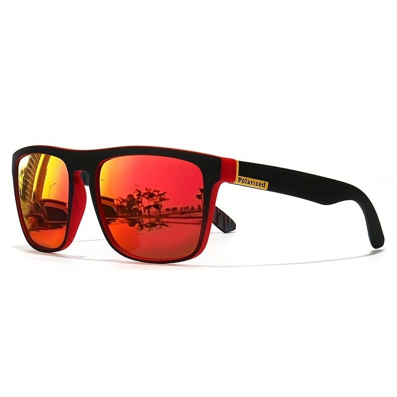 Fashion Vintage Square Polarized Sunglasses Men Women Driving Fishing Luxury Brand Designer Sun Glasses Driver's Eyewear UV400