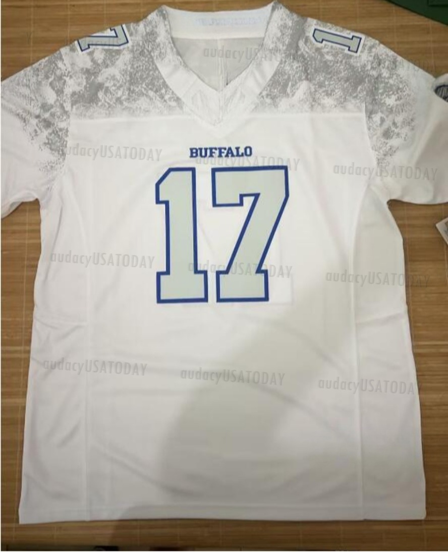 Custom 2025 Rivalries Football Jersey Josh Allen Keon Coleman Joey Bosa Gabriel Davis Von Miller Dawson Knox