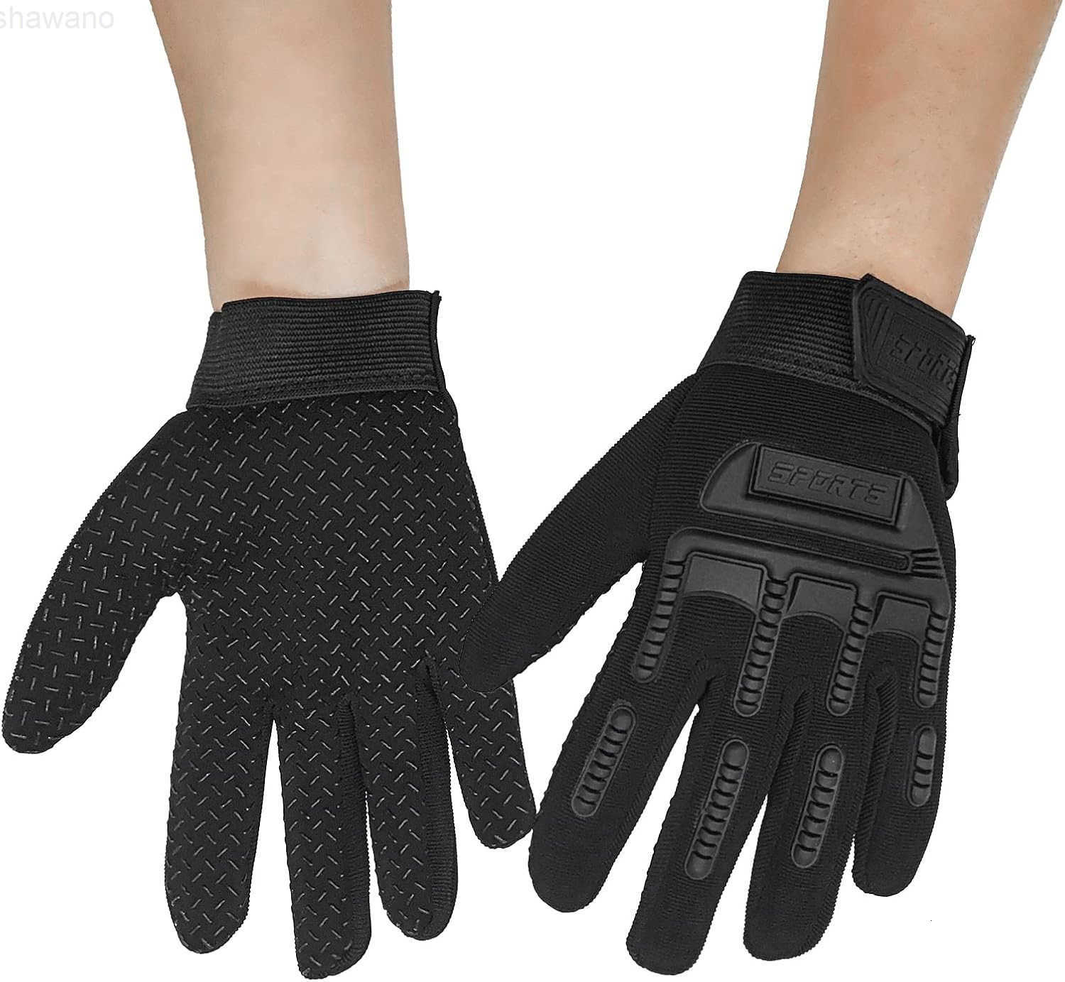 Long Keeper Kids Cycling Tactical Gloves Boys Sport Climbing Fishing Gloves Anti Slip Full Finger GlovesW250911