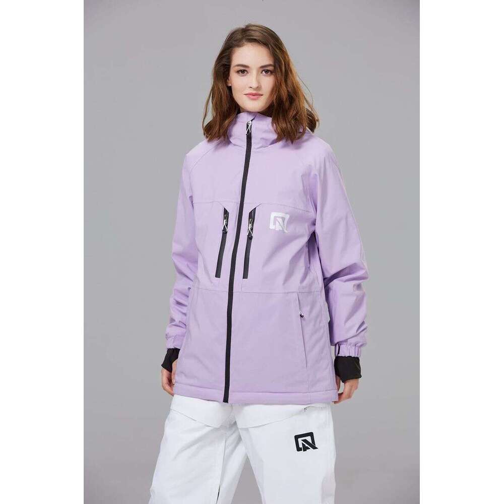Snowsuit Double Board Men's And Women's Windproof Warm Ski With Extra Fat