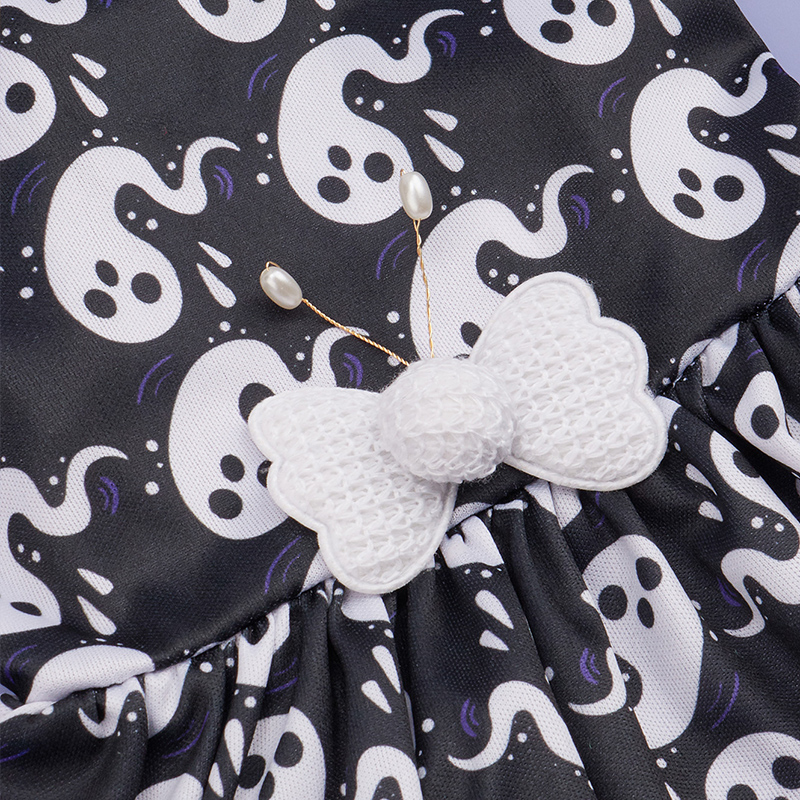 Halloween Ghost Print Skirt for Pets Designed Just for Your Beloved Dog