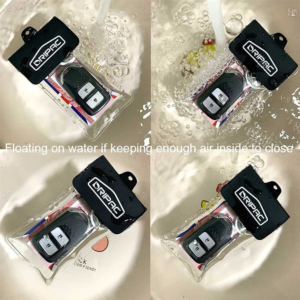 Waterproof Car Key FOB Case Waterproof Wallet Waterproof Holder Pouch For Key ID Badge Credit Card MoneyBlackW250911