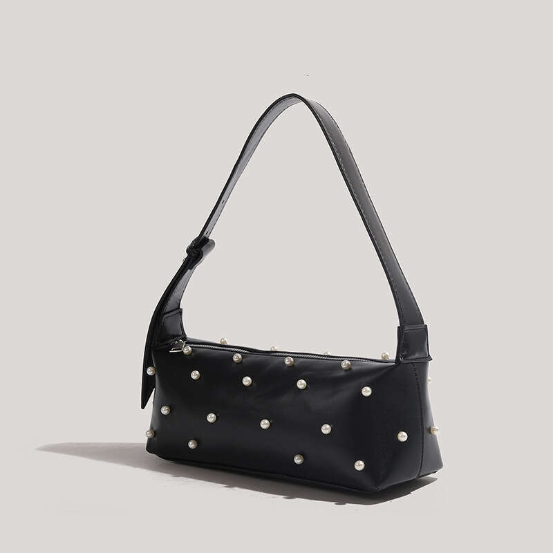 New Textured Baguette Underarm Bag Niche Hot Designer Bags Girl Handbag Fashion Single Shoulder
