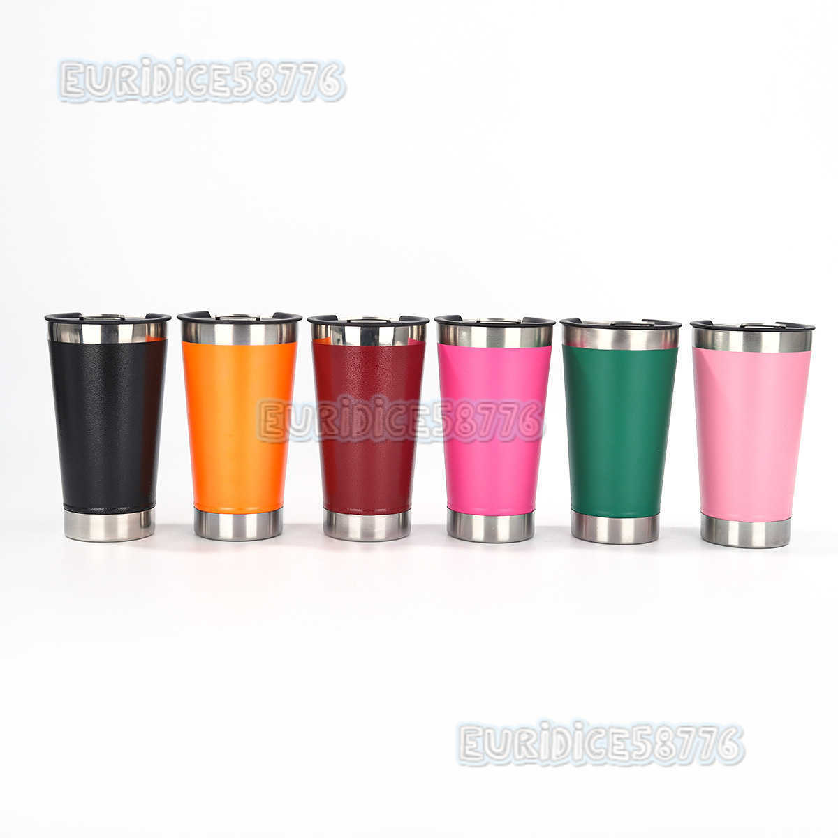 20oz Doublelayer Insulated Beer Cup 304 Stainless Steel Insulated Cup Simple Car Coffee Cup H250911