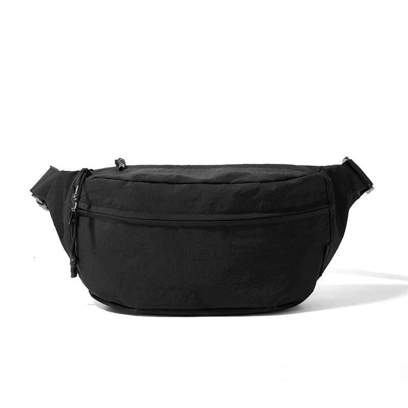 Onesize pure color practical waist bag for outdoor leisure storage messenger bag sports running fashion chest bag vaca Z250911