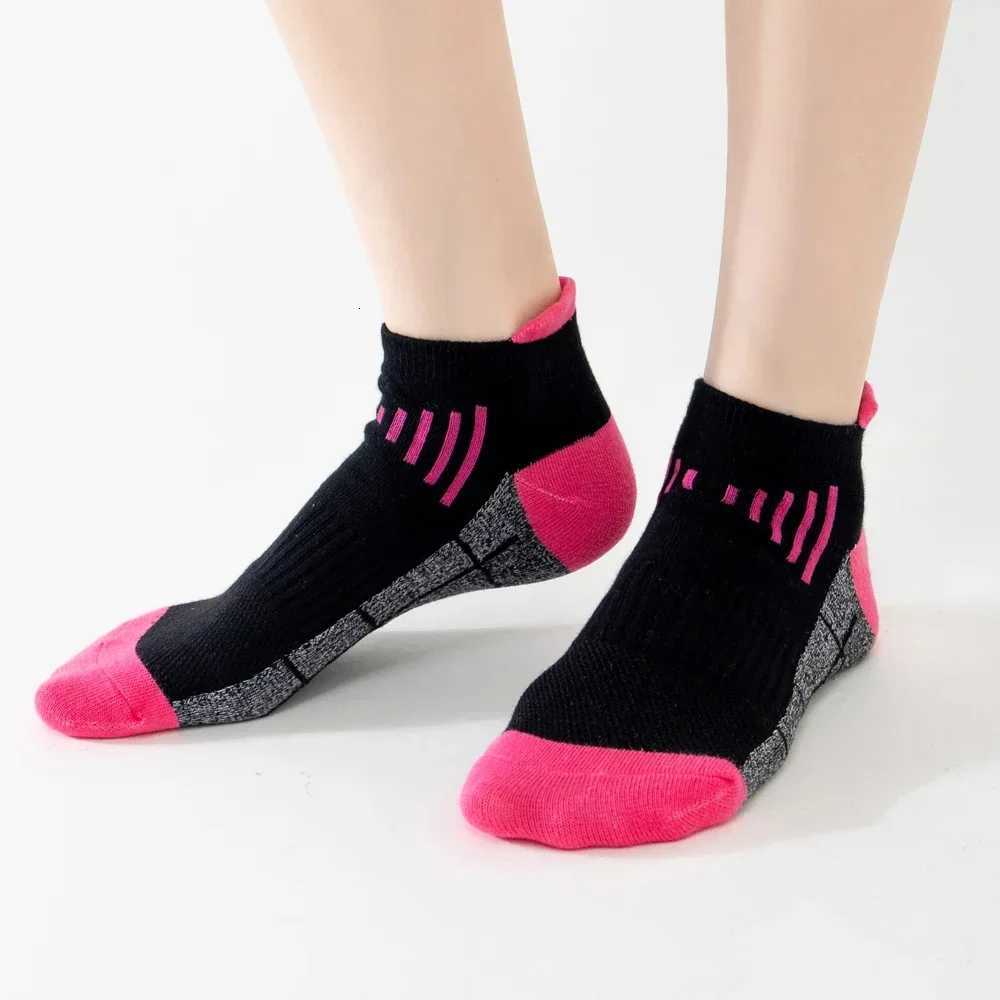 HSS 3Pairs Organic Cotton Women Socks Ankle Breathable Run Sports Sock Black Pink Casual Athletic Summer Thin Men Short Sokke D2509111