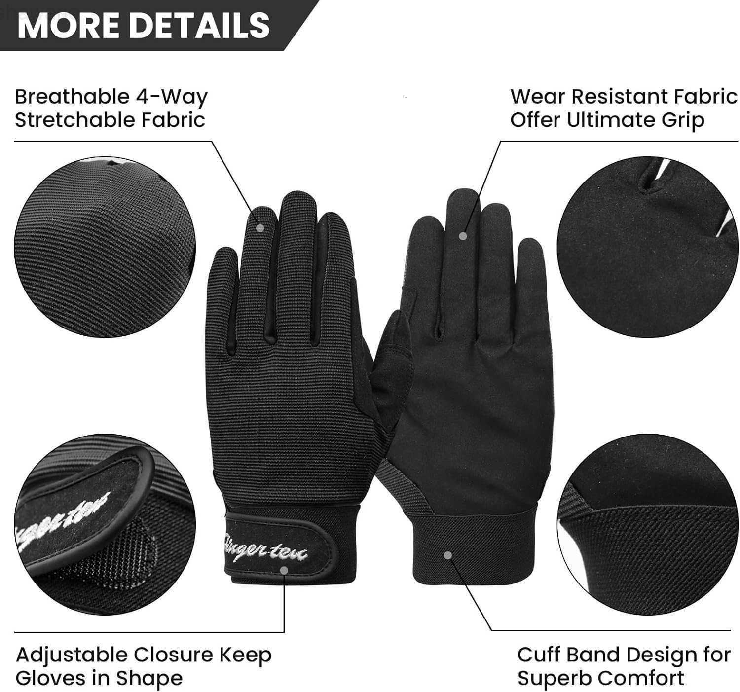 Gloves Equestrian Women Kids for Girls Boys Mesh Breathable Lightweight Color Pack Comfortable Grip for SummerW250911