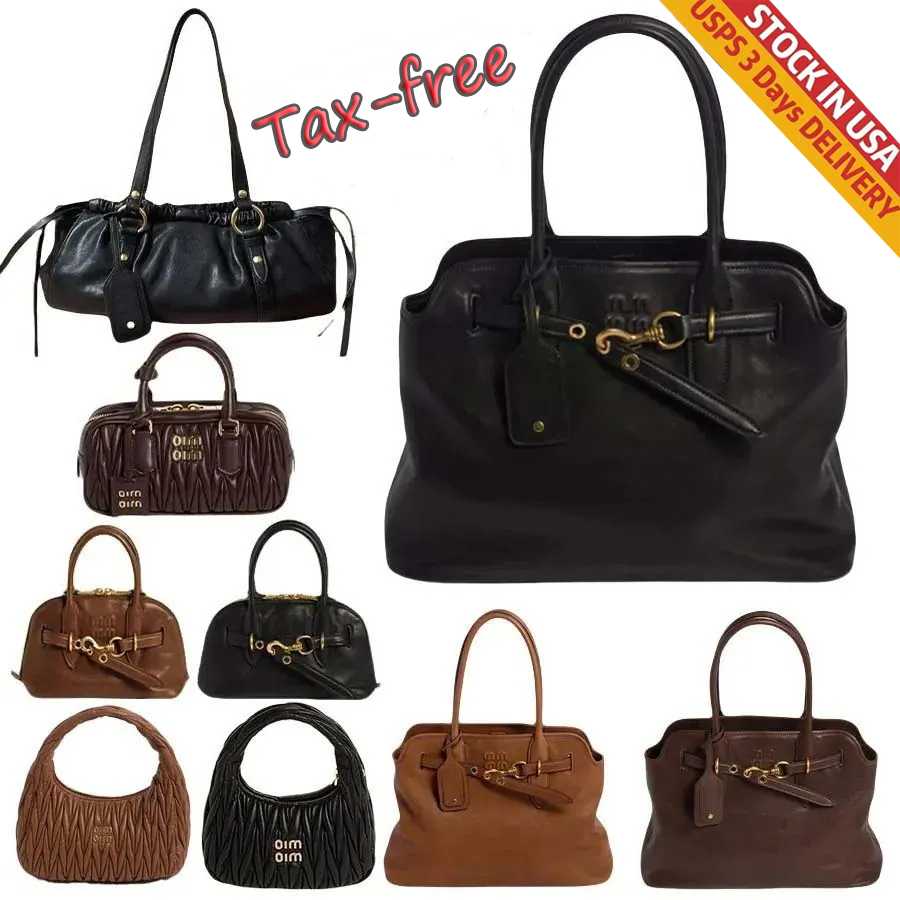 Designer Bag Tote bag Shoulder Bag Nappa Leather Luxury Bag Handbag Vintage Hardware Golden Hobo Bag Classic Women's Satchel bag Large Shopping bag High Quality New