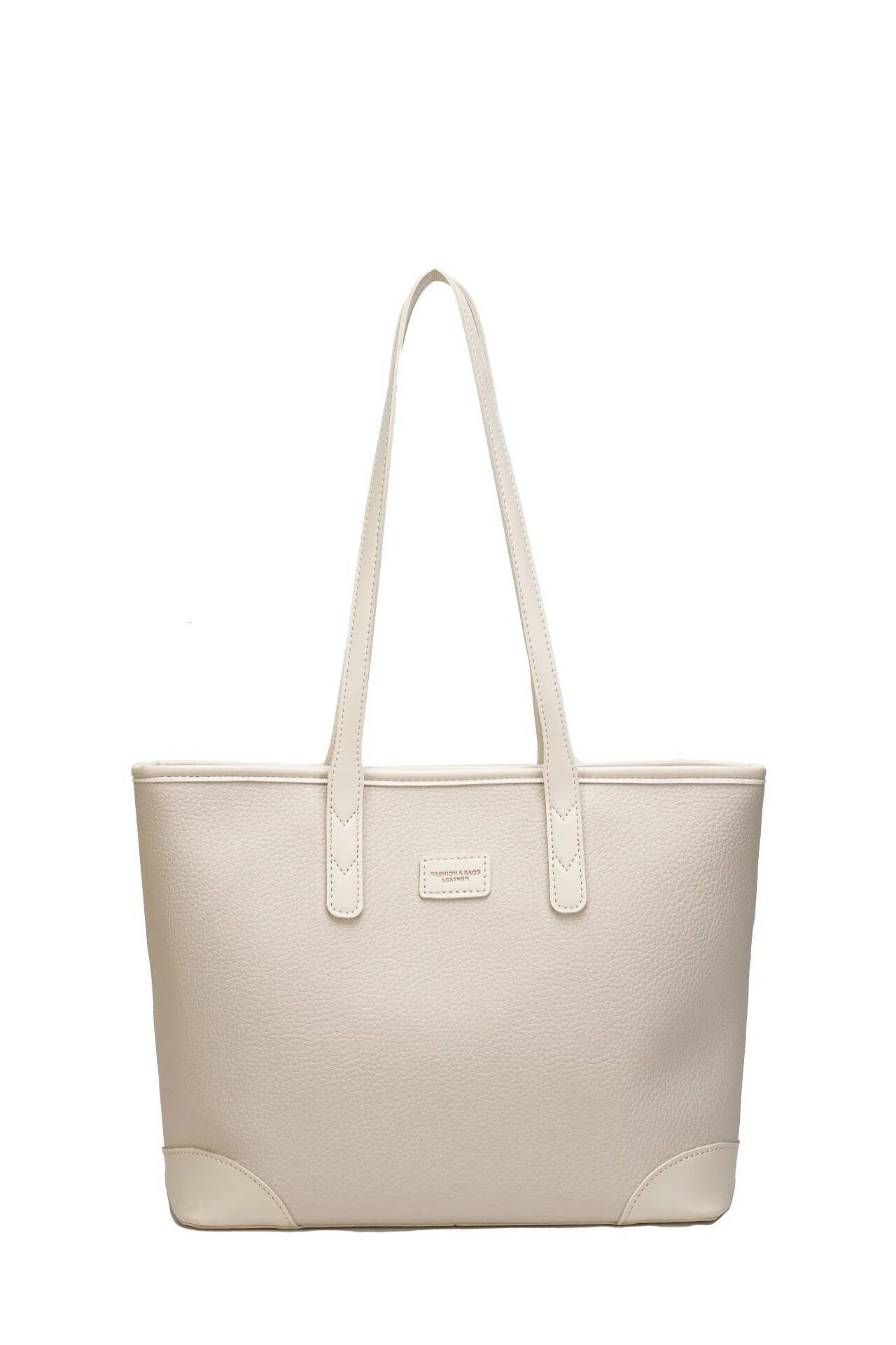 2025 New Fashionable Hand-Carried Large-Capacity Popular Solid Color Tote Casual Women's Bag