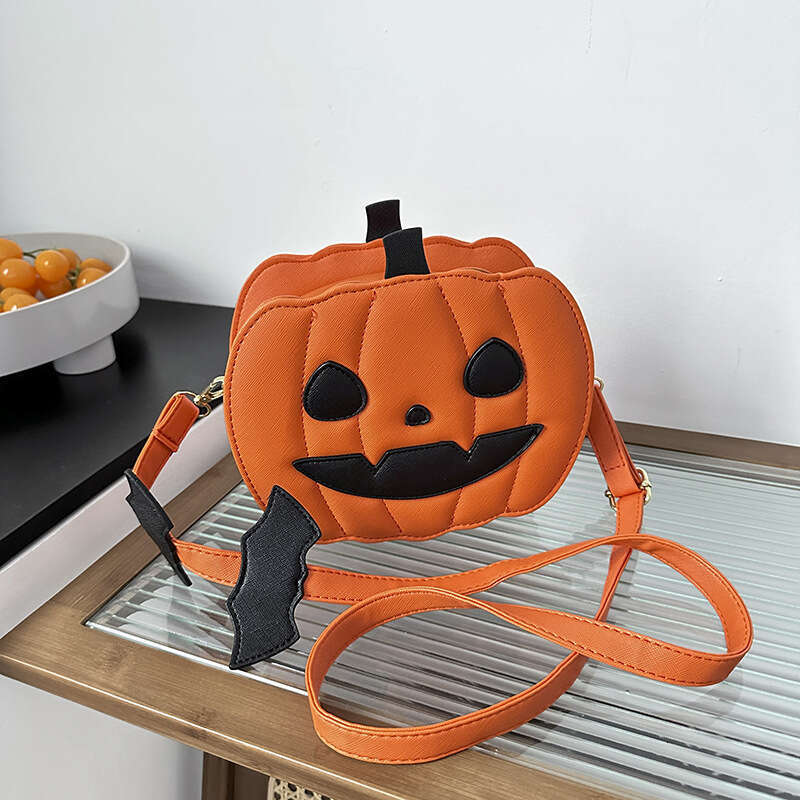 Top Selling Halloween Fun Pumpkin Fashionable Single Cross Shoulder Exquisite Women's Bag Premium 2025 New Casual and Versatile Fashion Clothing