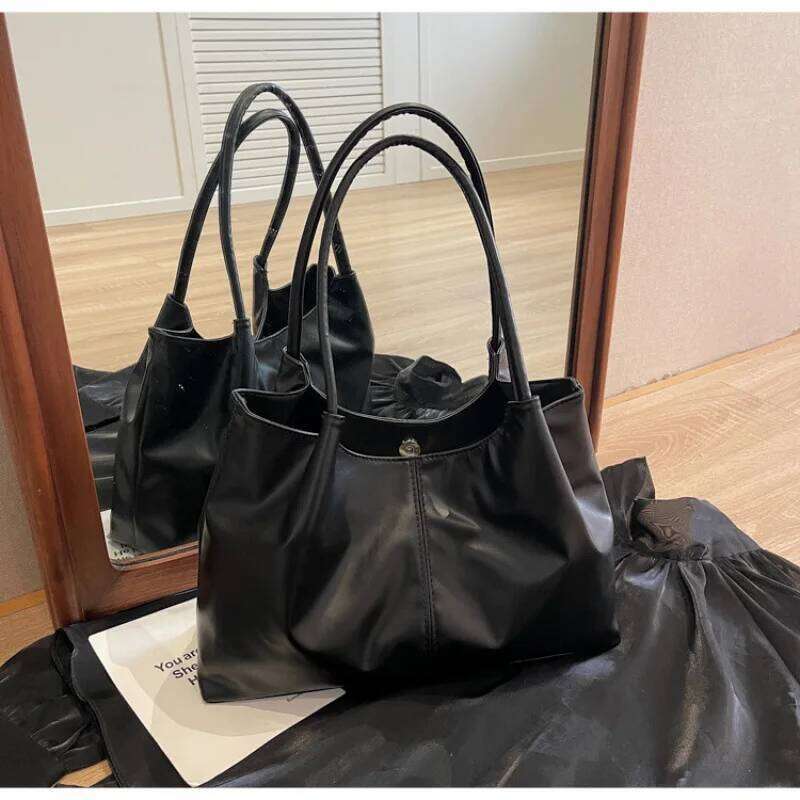 Large-capacity tote bag,single-shoulder bag,commuter bag,fashion bag,casual women's bag,easy to match with clothing