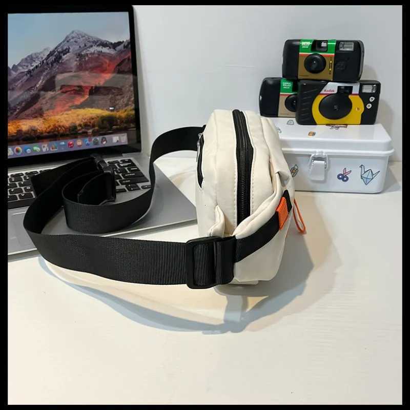 Japanese Style Versatile Chest Bag for Women Casual Sports Crossbody Bag for Men Large Capacity Street Student Shoulder Bag Z250911