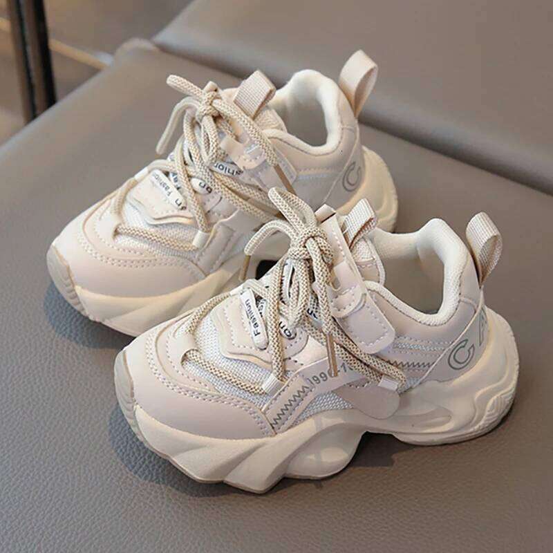 Autumn Teenager Kid's Sneakers PU Leather Wateproof Children's Sport Anti-slippery Outdoor Boy's Girl's Running Shoes