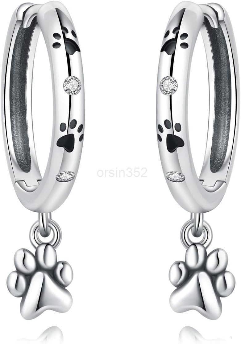 925 Sterling Silver Dangle Earrings for Women Small and Large Hypoallergenic Hoop Earrings Trendy huggie Earrings Drop Jewelry Gifts for Sensitive Ear