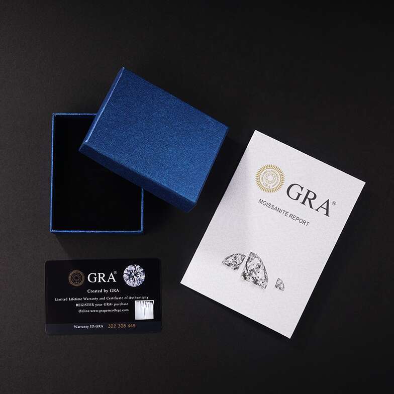 Certified Women's Sterling Sier Moissanite Flower Earrings with Four-leaf Clover Clip Full Cluster