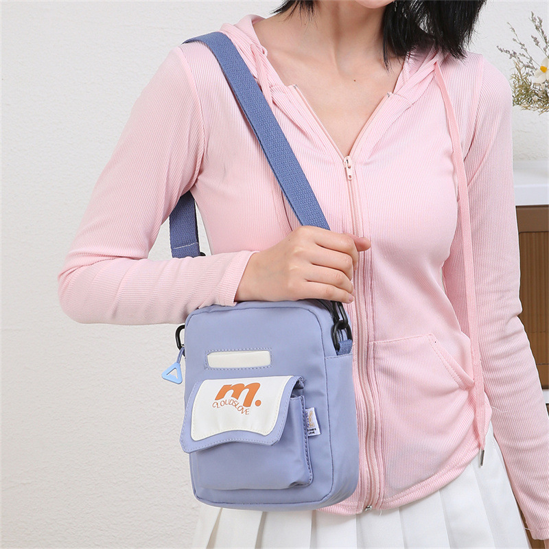 Casual Korean Style Trendy New Luxury Bag Single Shoulder Bag College Style Free Shipping Crossbody Designer Bag Outdoor Travel Backpack