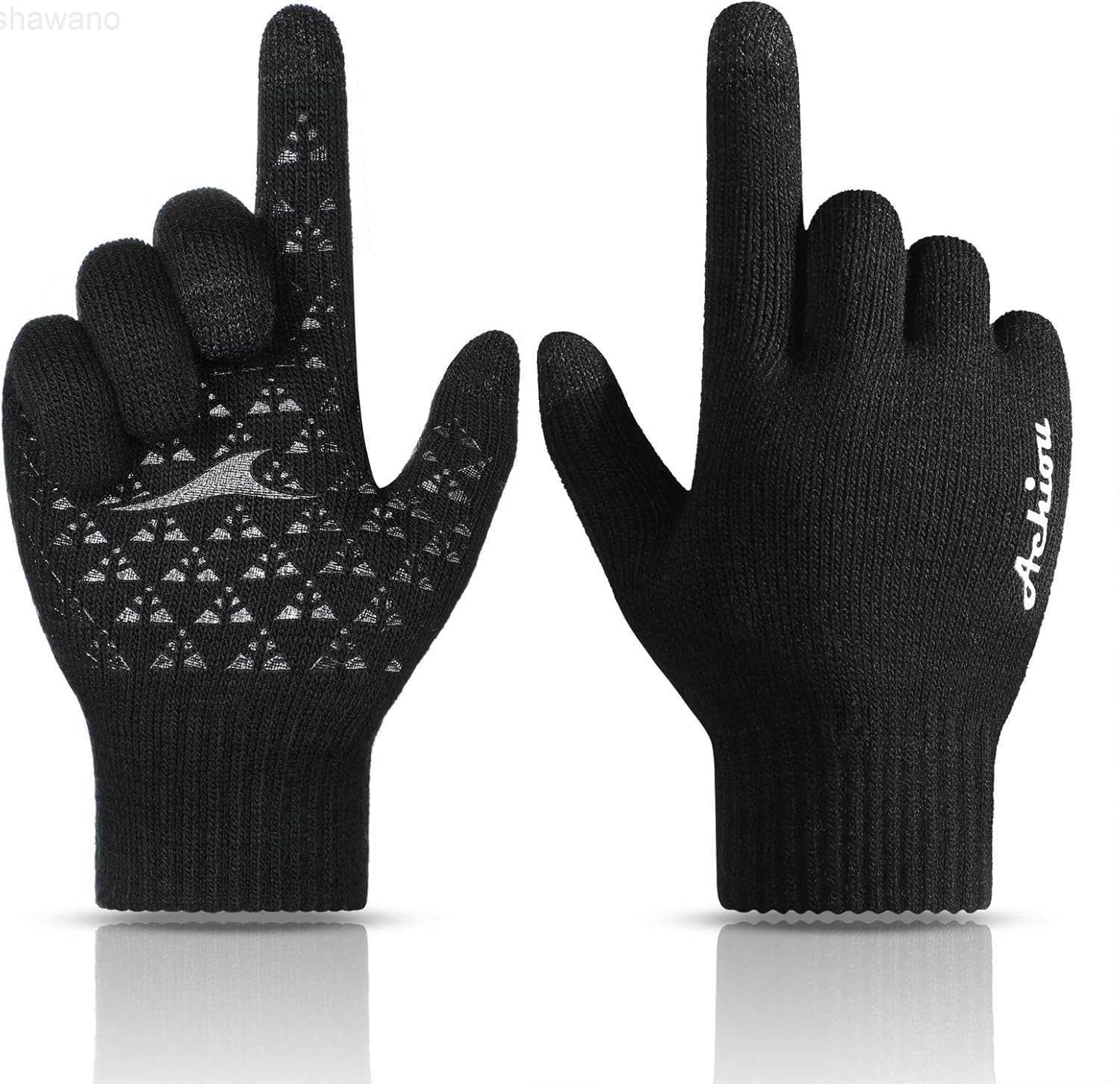 Winter Gloves Glove for Men Women Upgraded Touch Screen Texting Warm Running with Thermal Soft Knit LiningW250911
