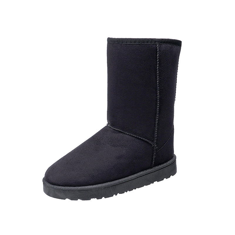 free shipping designer Winter new snow boots for women in plus size basic style for couples high top cotton boots snow boots size 36-44