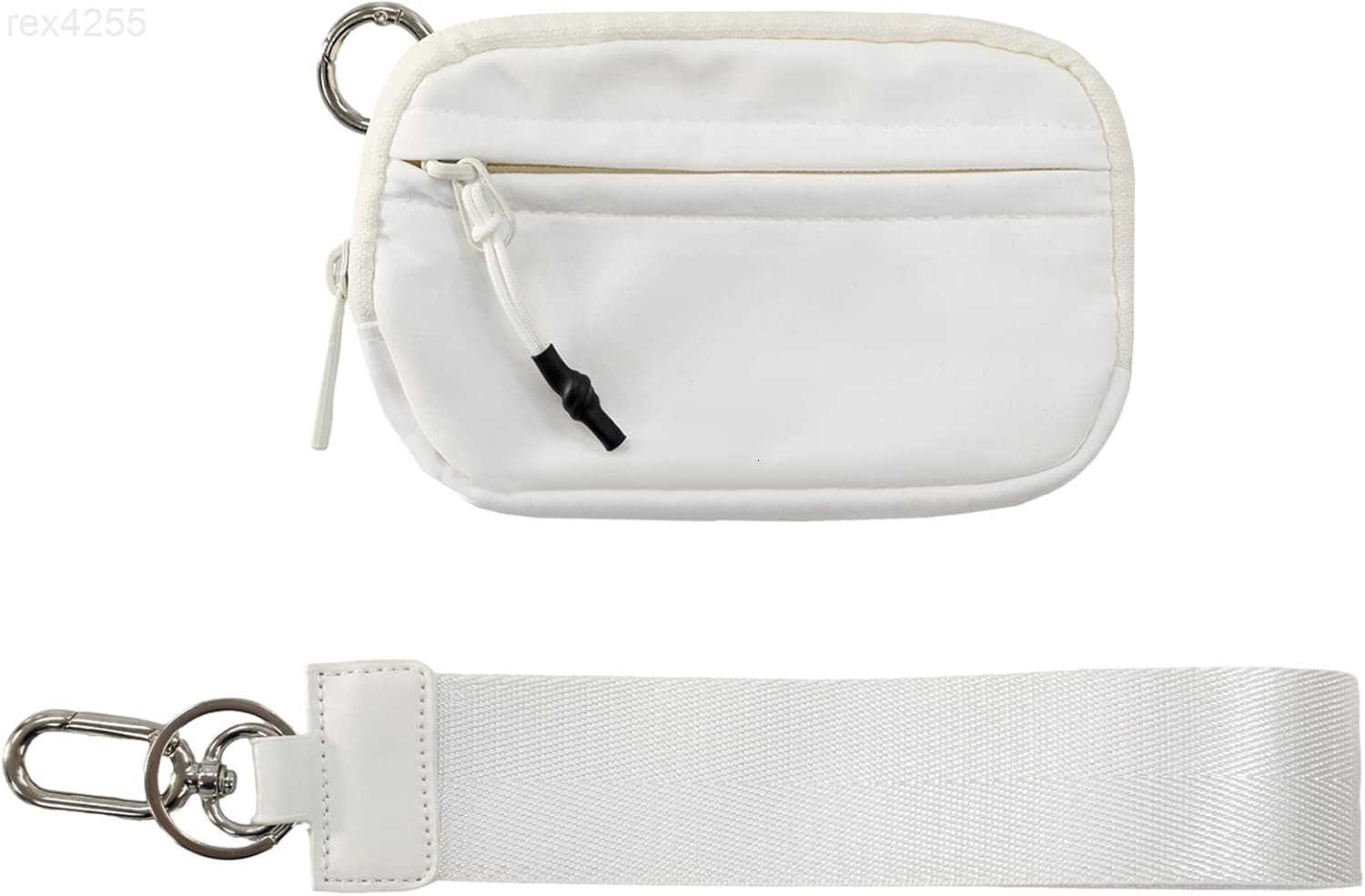 The Wallet 2nd Gen 636 inch The Pouch Wristlet for women Zippered Card Case With Id WindowHand strap for women Coin Purse Mini Portable Keychain Walle