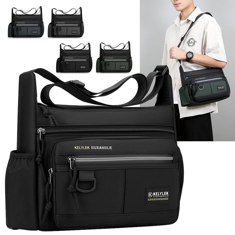 Men S Free Shipping Single Shoulder Bag Trendy Fashion Commuter Portable Water Bottle Crossbody Bag Large Capacity Simple Luxury Designer Bag Bag Busi