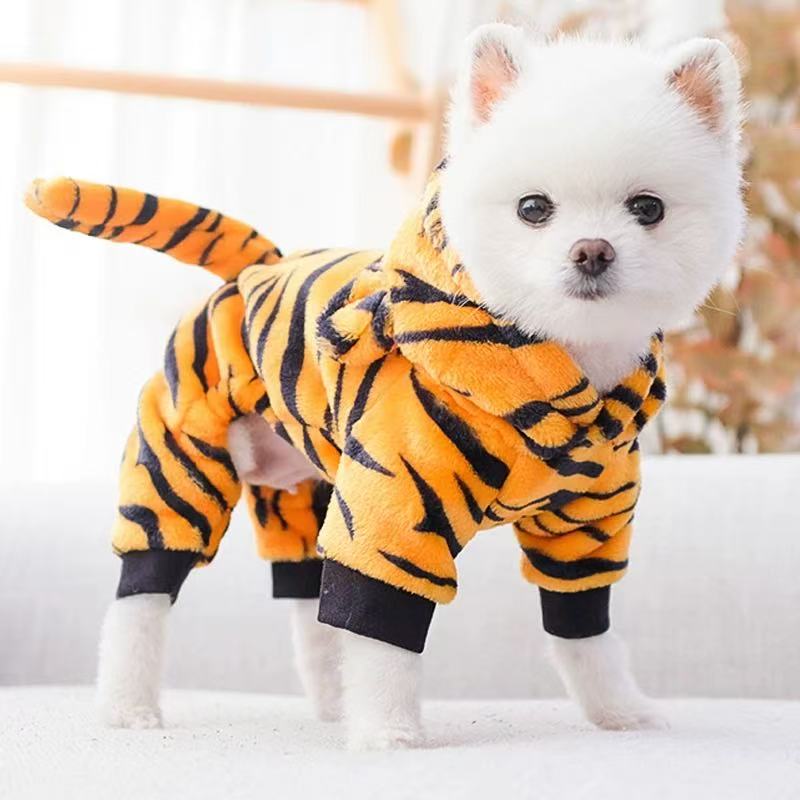 T1182Cute Teddy Cat Transformation Costume - Insulated Pet Apparel