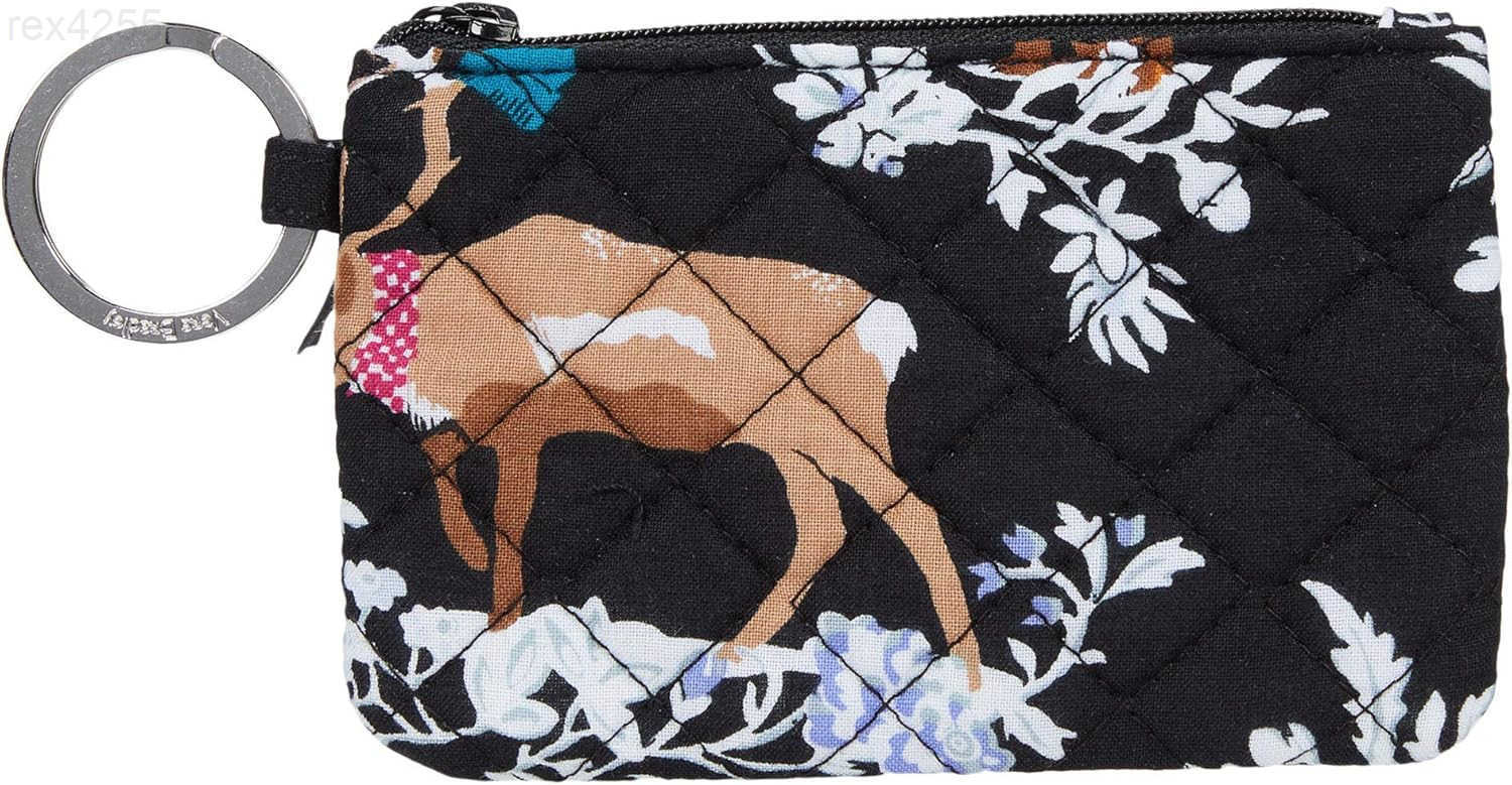 Womens Cotton Zip ID Case WalletW250911