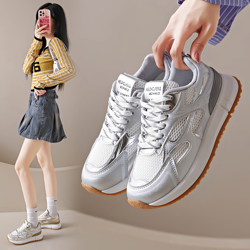 free shipping designer running shoes women woman silver white grey blue black brown outdoor sports runner shoe trainers sneakers fashion