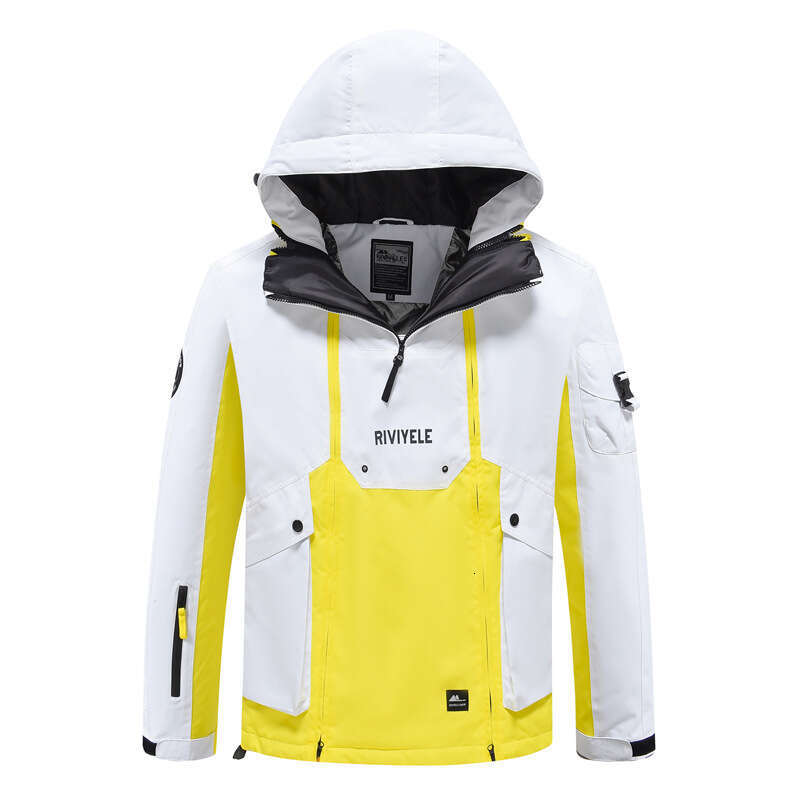 New Outdoor Winter Men's Women's Windproof, Waterproof, Warm Breathable Single And Double Board Plus Cotton Ski Suit