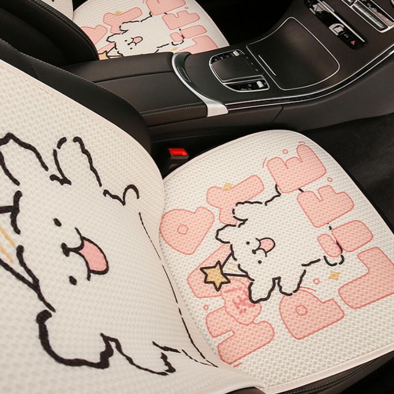 Designer Car Cushion Breathable Comfortable Four Season Universal Vehicle Seat Backrest Support Auto Accessory 250910