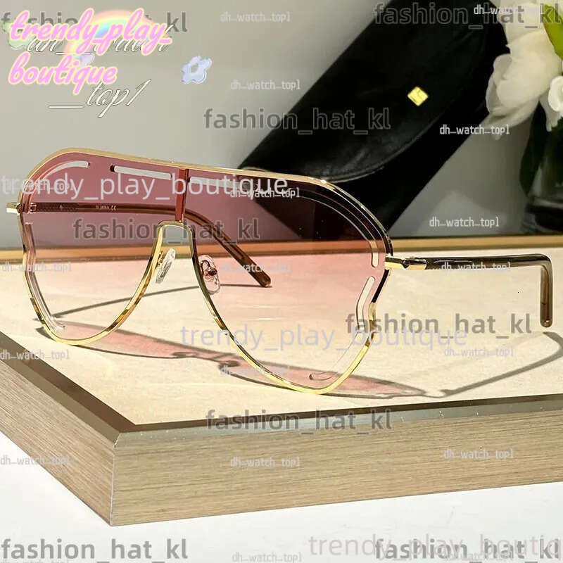 Linda Farrow Oversized Metal Frame Pilot Sunglasses Men Women Vintage Designer Sun Glasses Gardenia Series Outdoor Driving Fashion Gasses Uv400 4D1 5B6