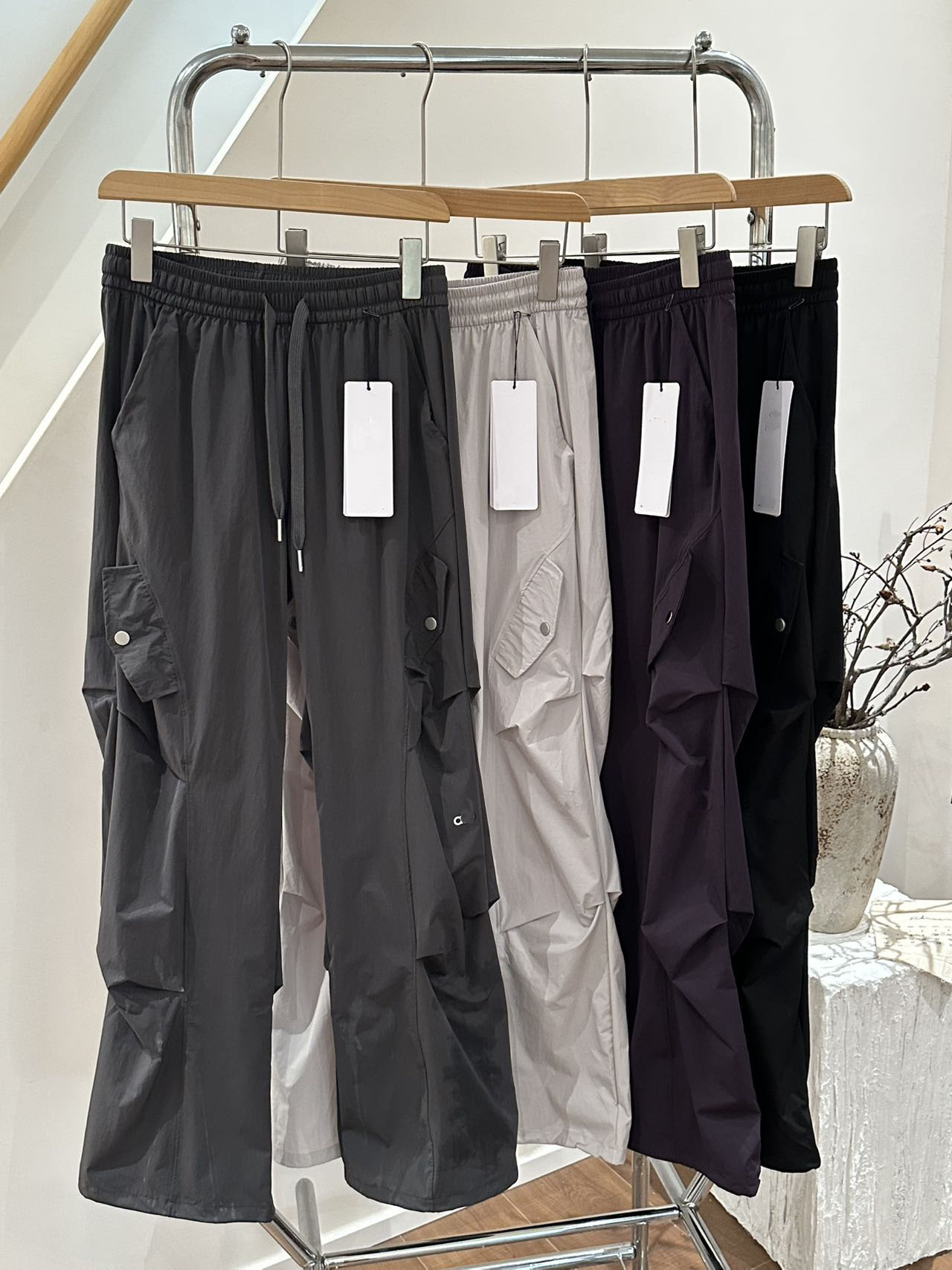 Designer Yoga Pants Gym Clothes Women Sports High Waist Full-length Dance StudioTrousers Straight-Leg Suit Up Jogger Sweatpants Wrinkle-resistant Quick Dry Pant