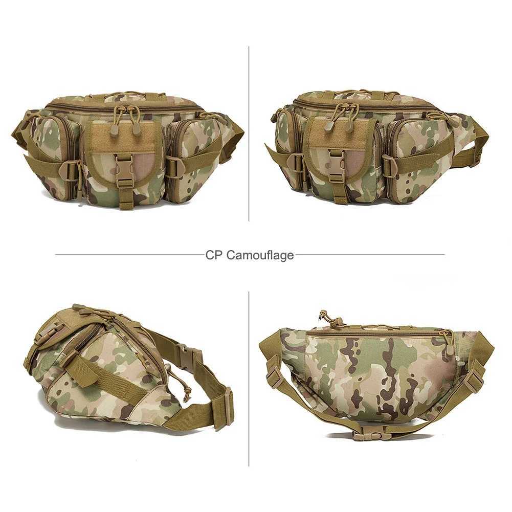 Fanny Pack High Quality Outdoor Sports Waist Pouch Multipurpose Belt Bags for Camping Hiking Traveling Running Fishing Z250911
