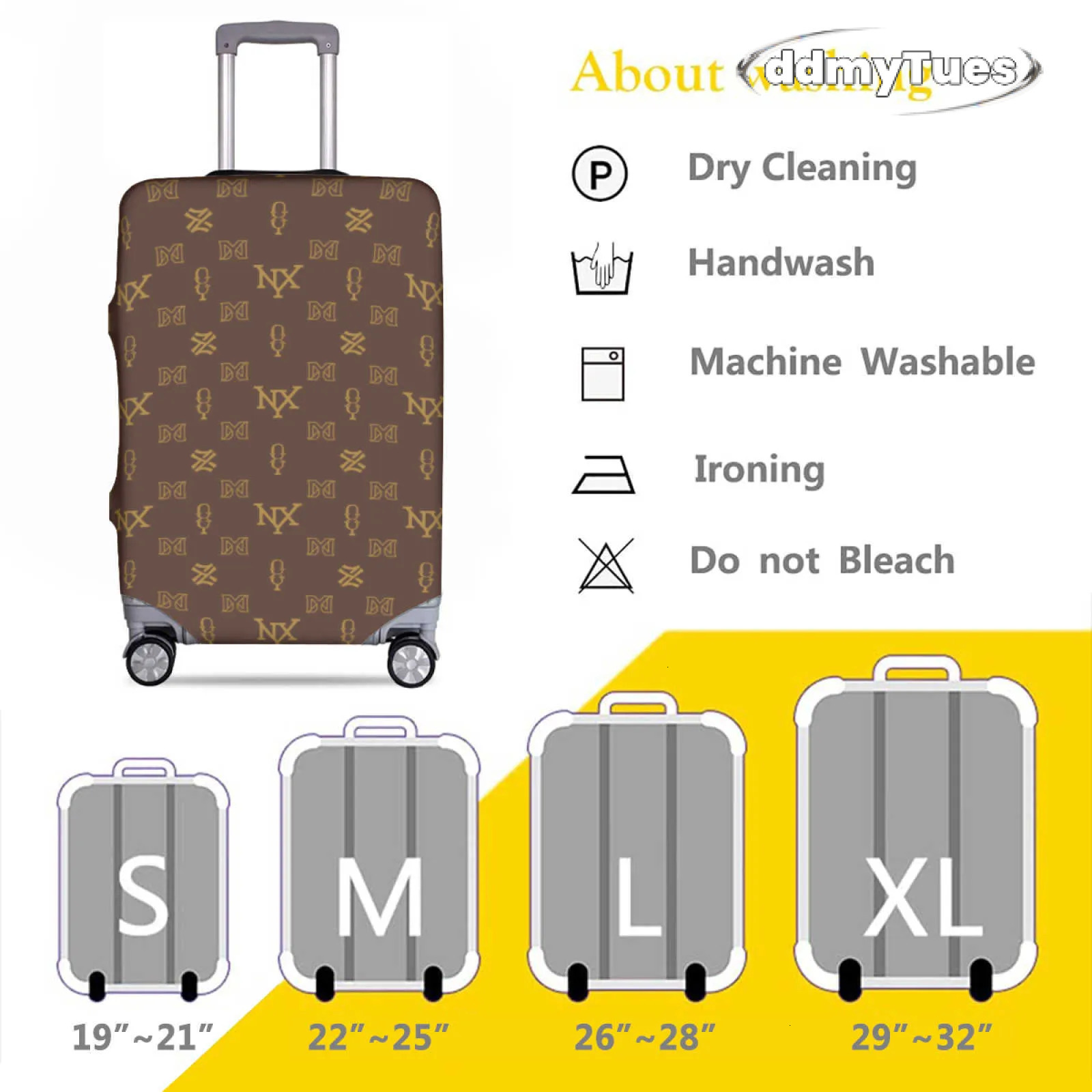 NXY 4 sizes Combination Lage Protective Suit Bag Suitcase Covers Trolley waterproof Cover Travel bags Accessories TUES