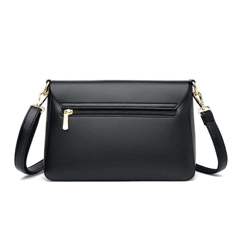 2025 New Trend Fashion Message Geniune Leather Girls Crossbody Women Shoulder Bags Big Size Capacity Multifunction Shopping Lady