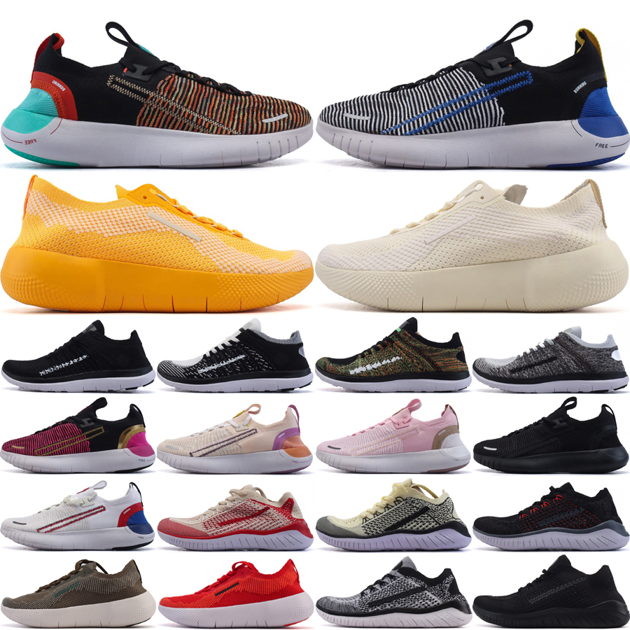 Top Men Women Running Shoes Free Run 4.0 Designer Trainers 5.0 2018FK 2020s Black Racer Blue Olive Aura Black Fireberry Outdoor Sneakers Size 36-45