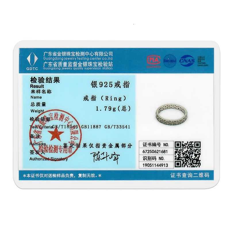 VAMO Classic Moissanite Rings S925 Silver Sparkling Full Diamond Wedding Engagement Ring Gift W250911